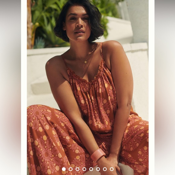Anthropologie The Malika Wide Leg Jumpsuit - Picture 5 of 7